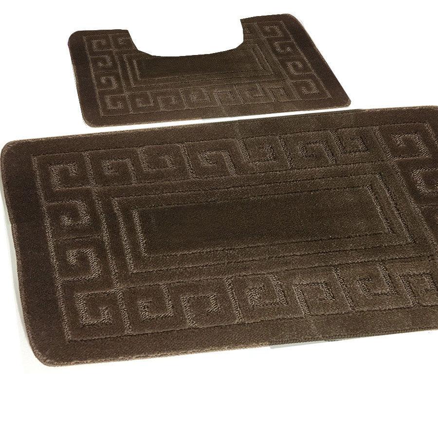 Greek Jacquard Bath Mat Set