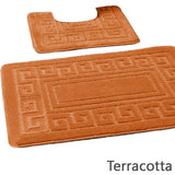 Greek Jacquard Bath Mat Set