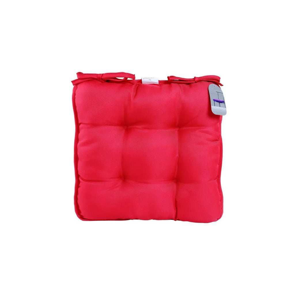 5cm Deep Removable Tie On Seat Pad 14"x 14"