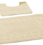 Greek Jacquard Bath Mat Set