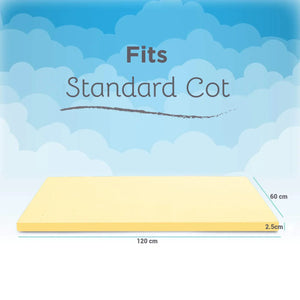 Cot Memory Foam Mattress Toppers