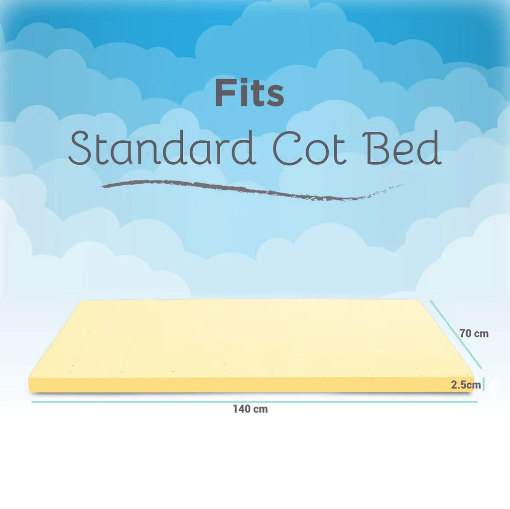 Cot Memory Foam Mattress Toppers