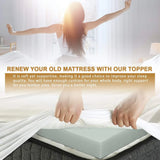 Cool Gel Infused Memory Foam Mattress Topper