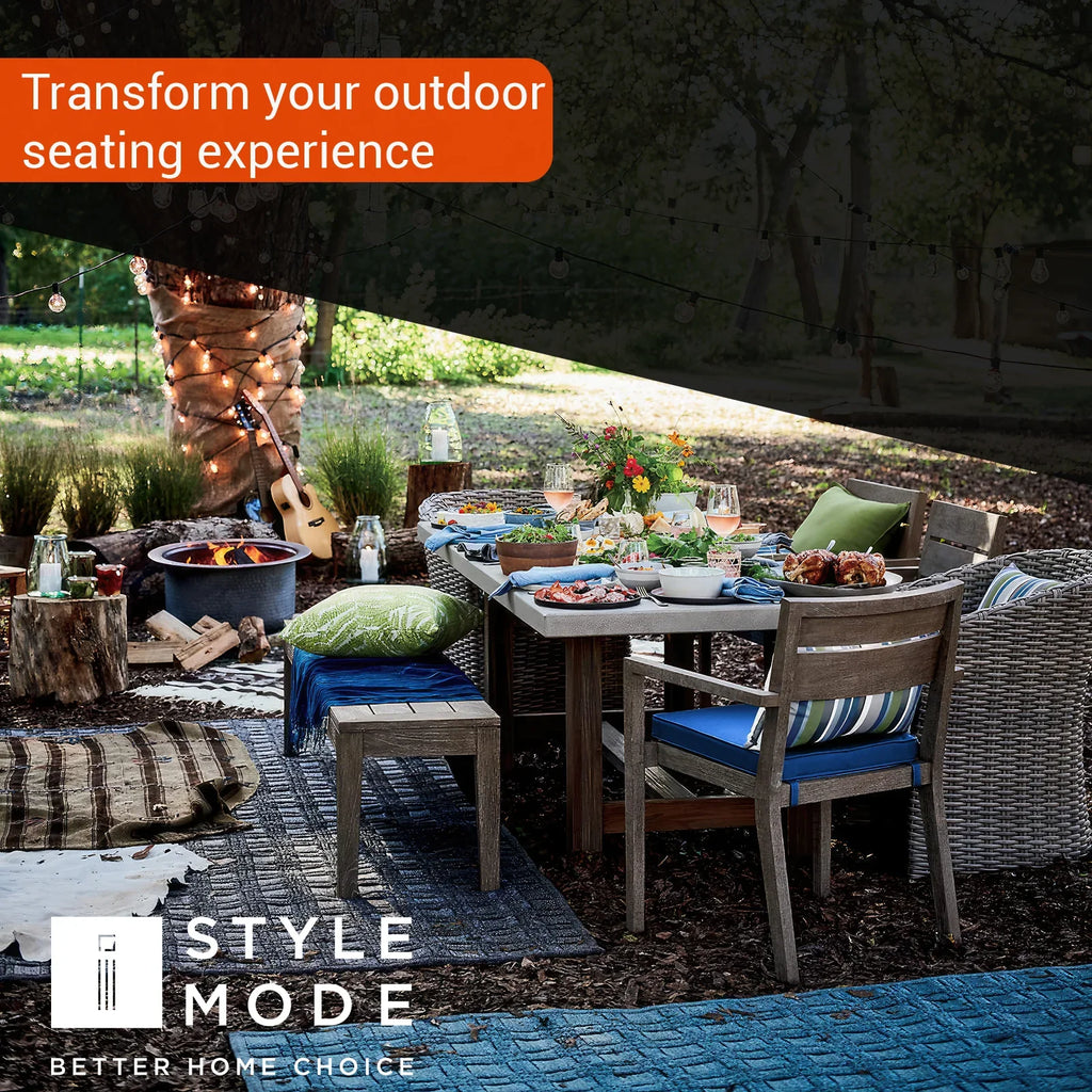Outdoor Chair Seat Pads with Tie