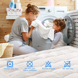 Sheepskin Sherpa Fleece Mattress Topper