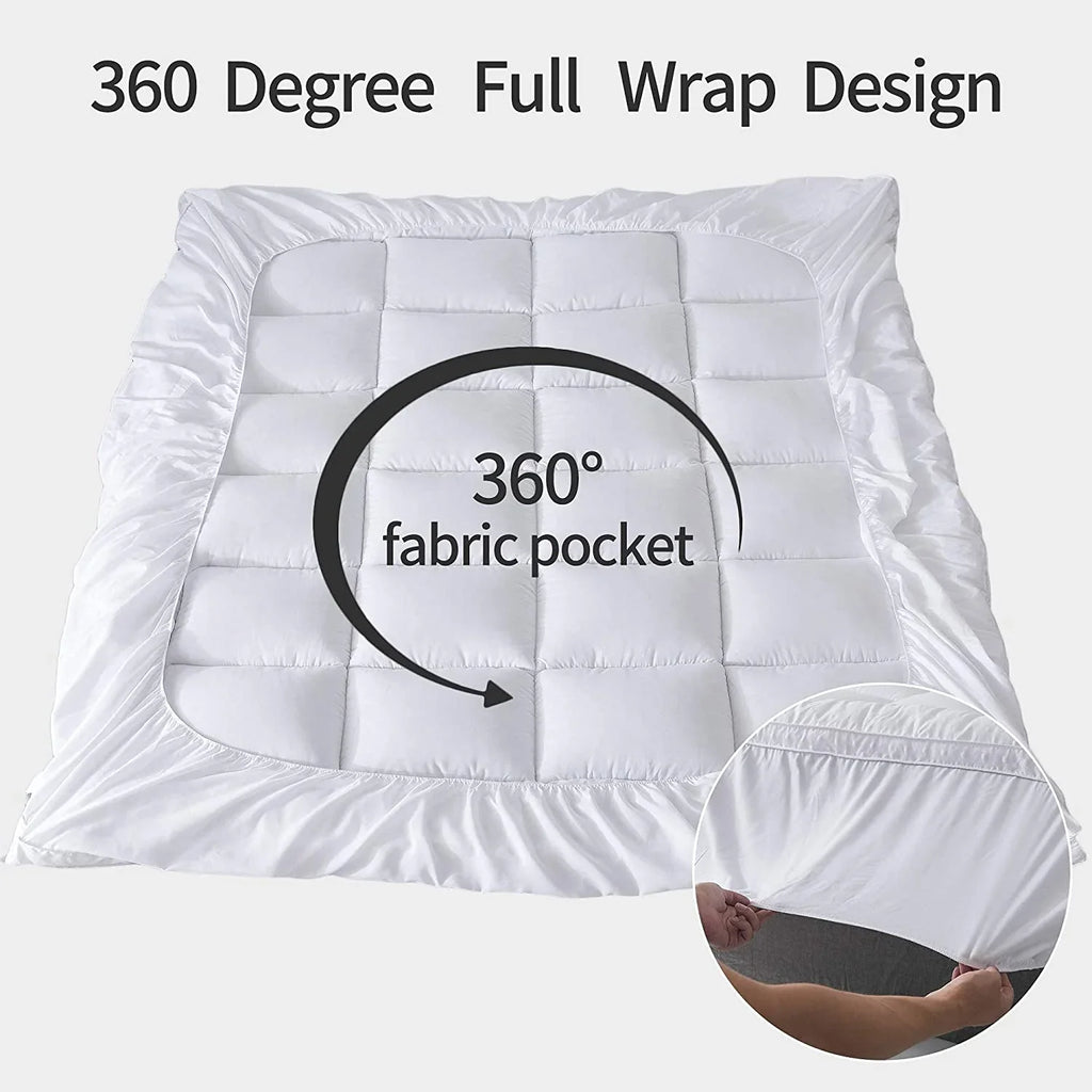 3D Bubble Microfiber Mattress Topper