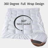 3D Bubble Microfiber Mattress Topper