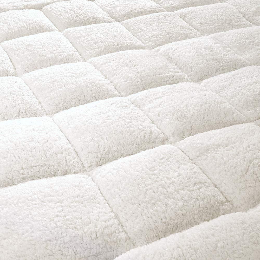 Sheepskin Sherpa Fleece Mattress Topper