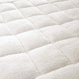 Sheepskin Sherpa Fleece Mattress Topper