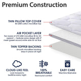 Microfiber Mattress Topper 5cm Ultra Soft Air-Flow Mattress