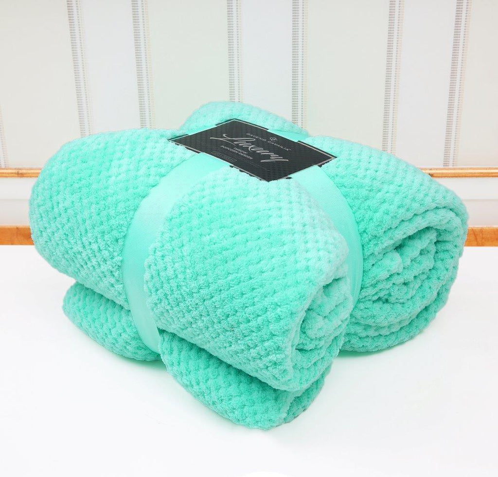 Popcorn Throws Fleece Blankets
