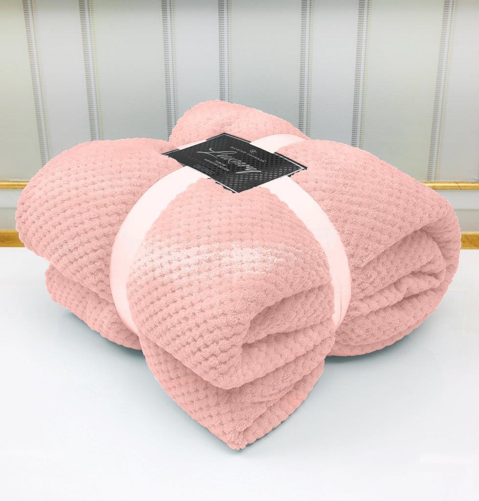 Popcorn Throws Fleece Blankets