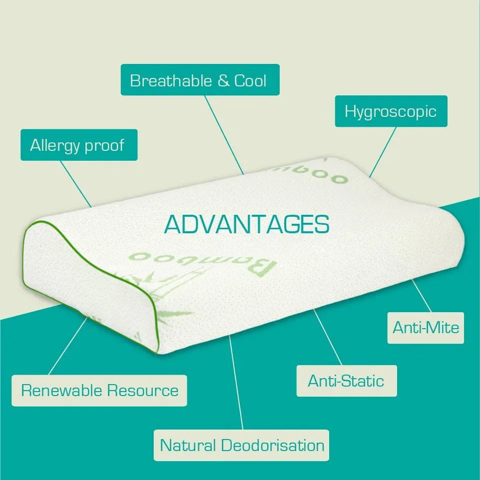 Bamboo Contour Memory Foam Pillow