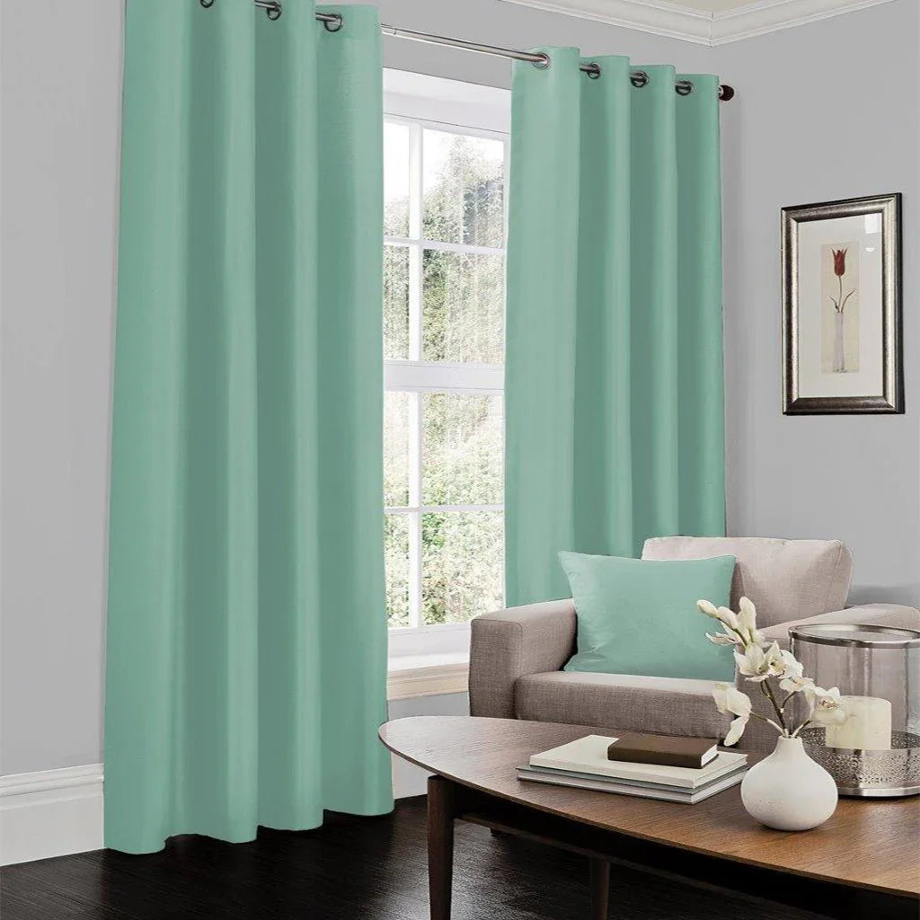 Faux Silk Lined Curtains