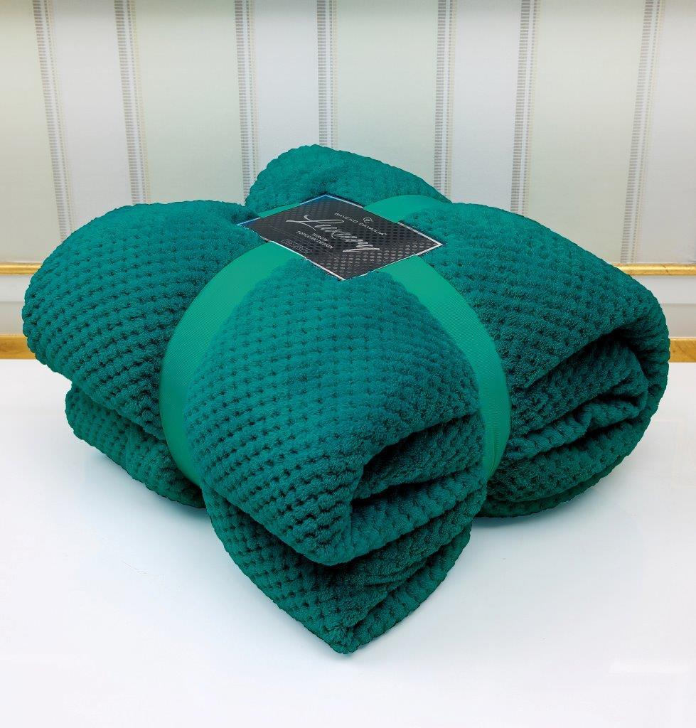 Popcorn Throws Fleece Blankets
