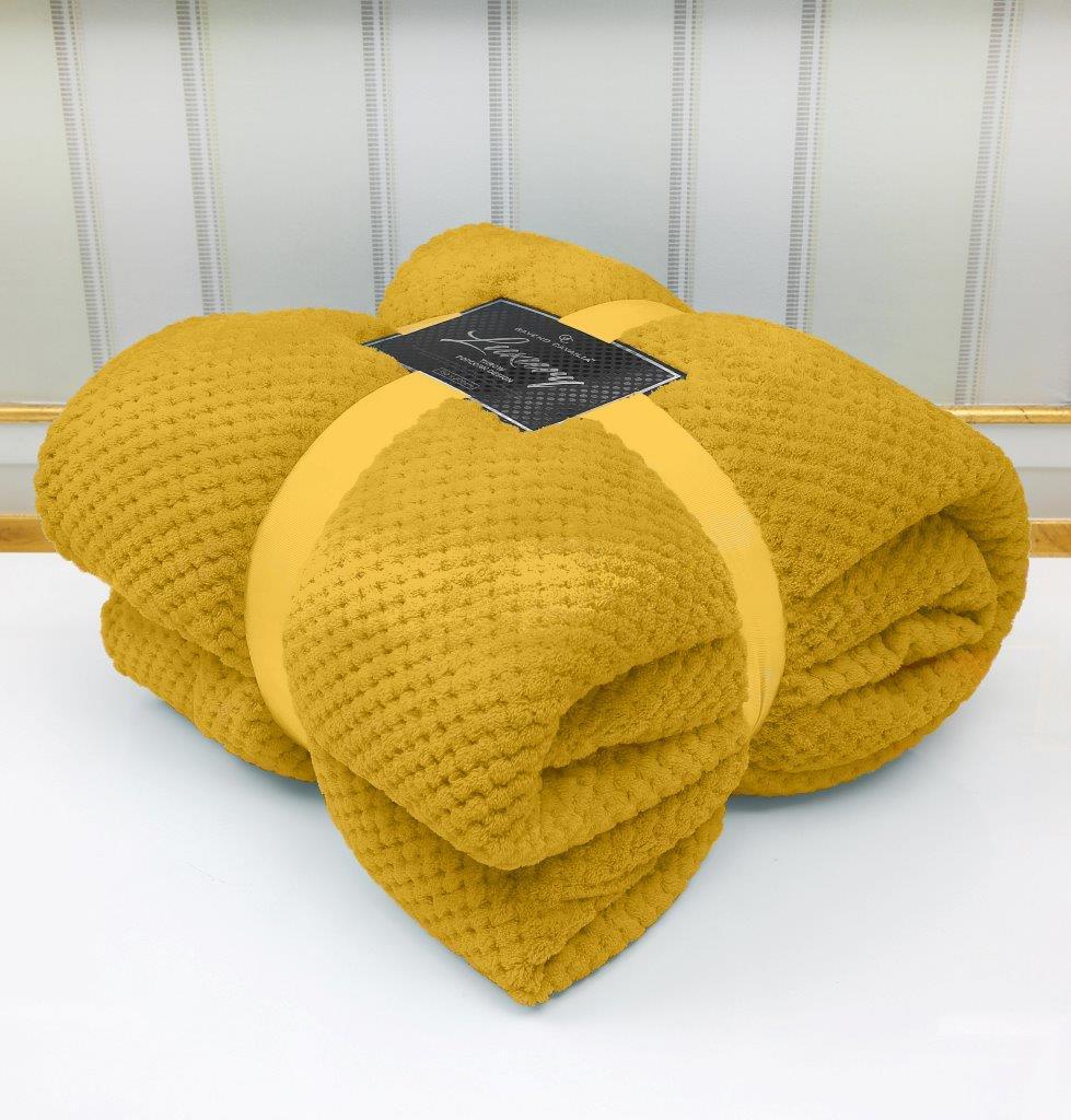 Popcorn Throws Fleece Blankets