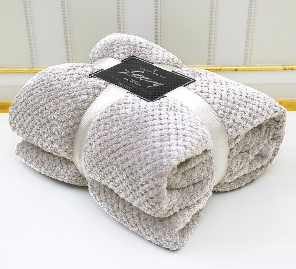 Popcorn Throws Fleece Blankets