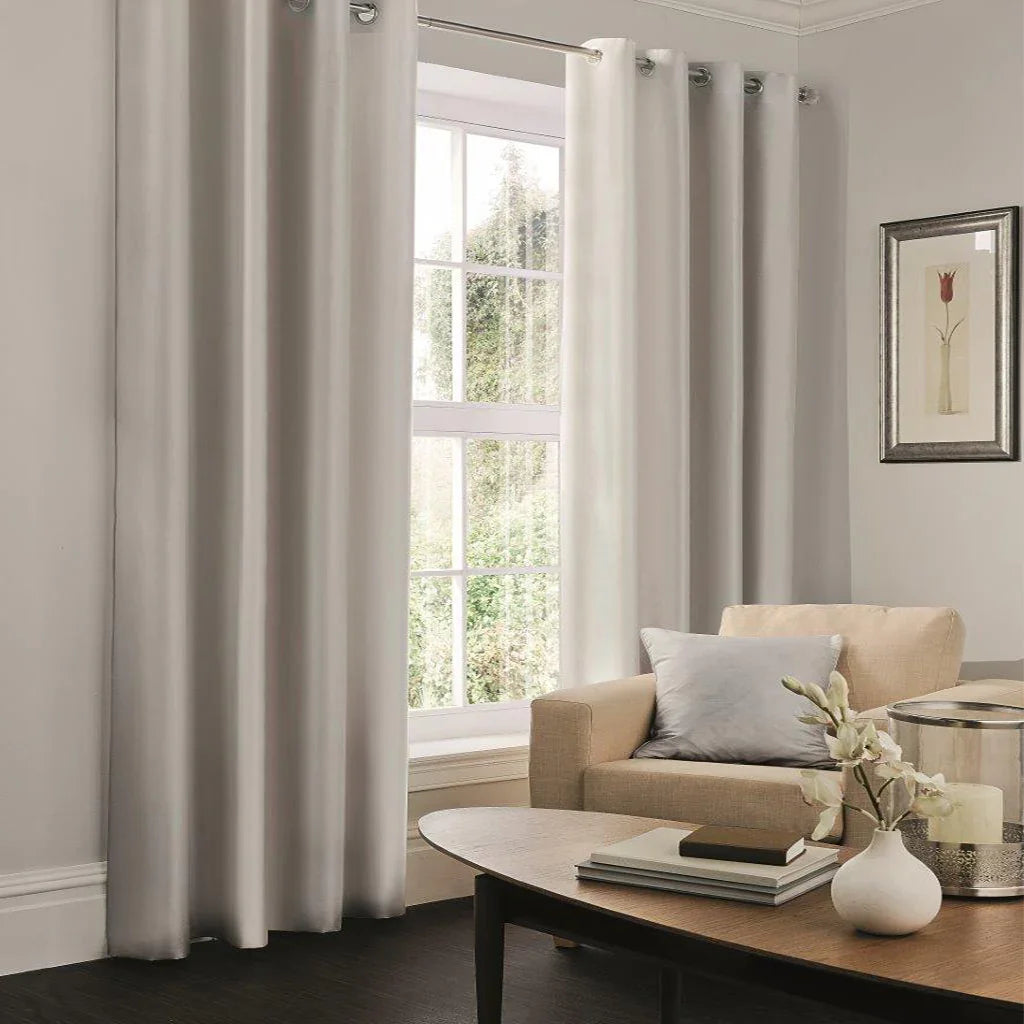 Faux Silk Lined Curtains