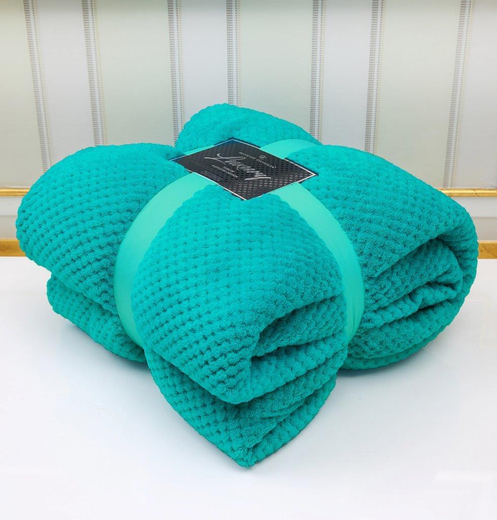 Popcorn Throws Fleece Blankets