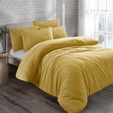 Teddy Bear Plain Fleece Duvet Cover Set