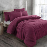 Teddy Bear Plain Fleece Duvet Cover Set
