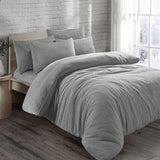 Teddy Bear Plain Fleece Duvet Cover Set