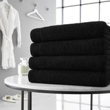 Wilsford 4 Piece Bath Sheet Towel Set | 100% Egyptian Cotton Luxury | iStyle Mode