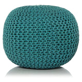 Ottoman Double Knitted Pouffe Footstool for Living Room & Bedroom online | iStylemode