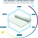 Cool Gel Infused Memory Foam Mattress Topper