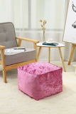 Crush Velvet Bean Bag Cube Foot Rest Stool Pouffe Ottoman