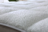 Sheepskin Sherpa Fleece Mattress Topper