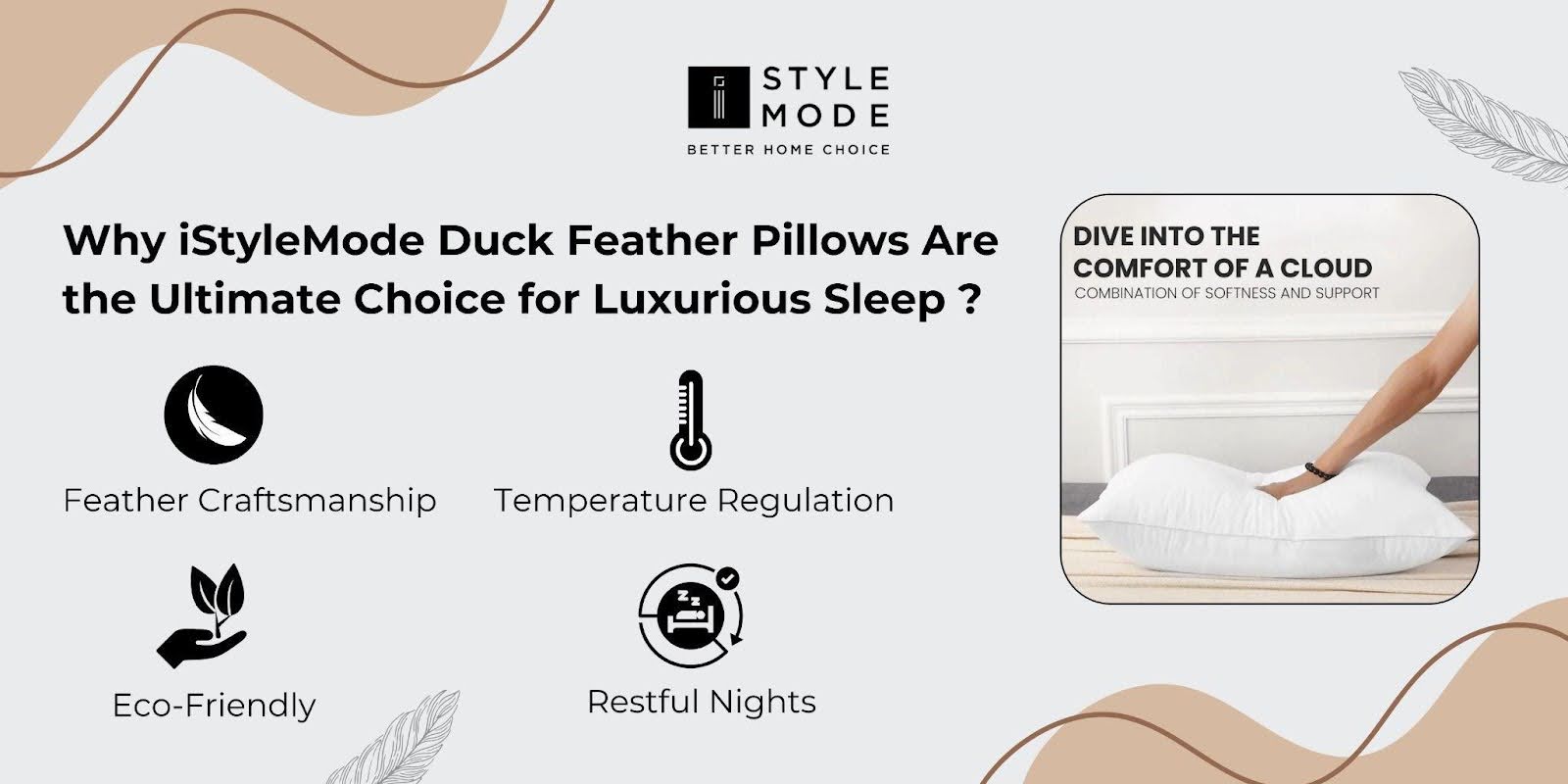 Why iStyleMode Duck Feather Pillows Are the Ultimate Choice for Luxurious Sleep