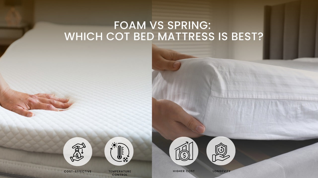 Foam vs. Spring: Which Cot Bed Mattress is Best?