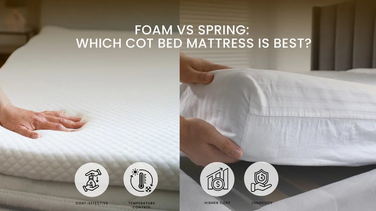 Foam vs. Spring: Which Cot Bed Mattress is Best?