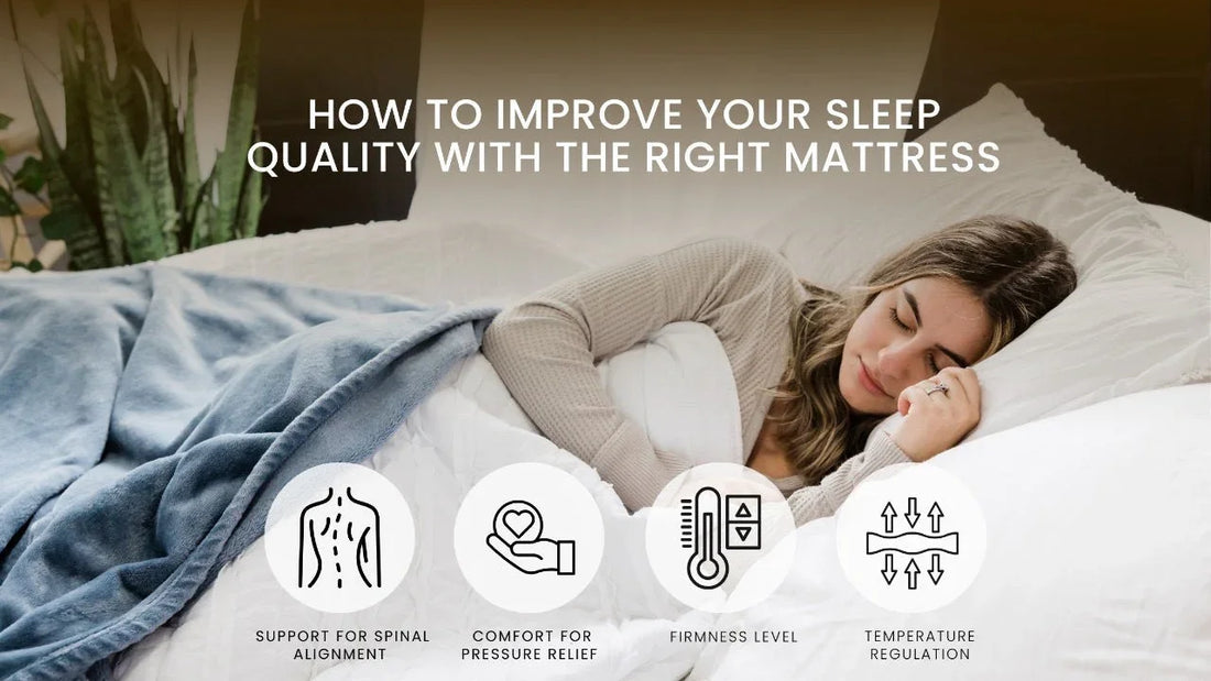 How to Improve Your Sleep Quality with the Right Mattress