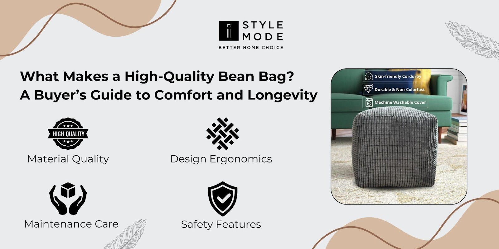 What Makes a High-Quality Bean Bag? A Buyer’s Guide to Comfort and Longevity