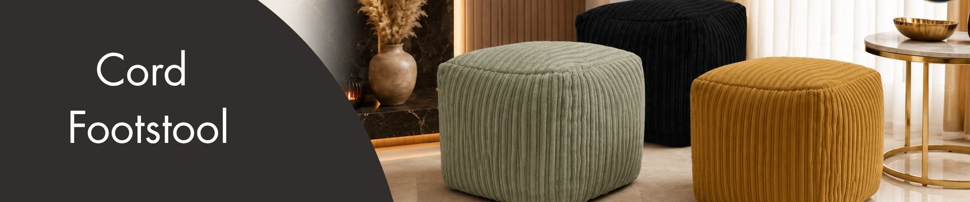 Cord Footstool