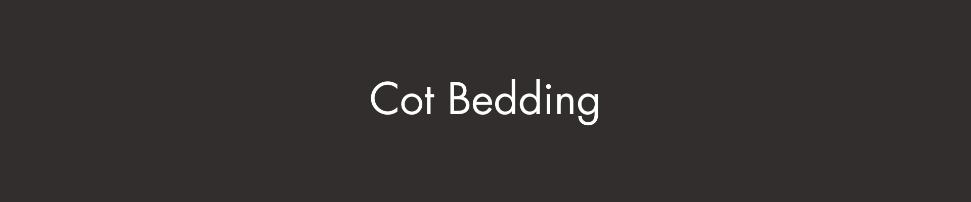 Cot Bedding