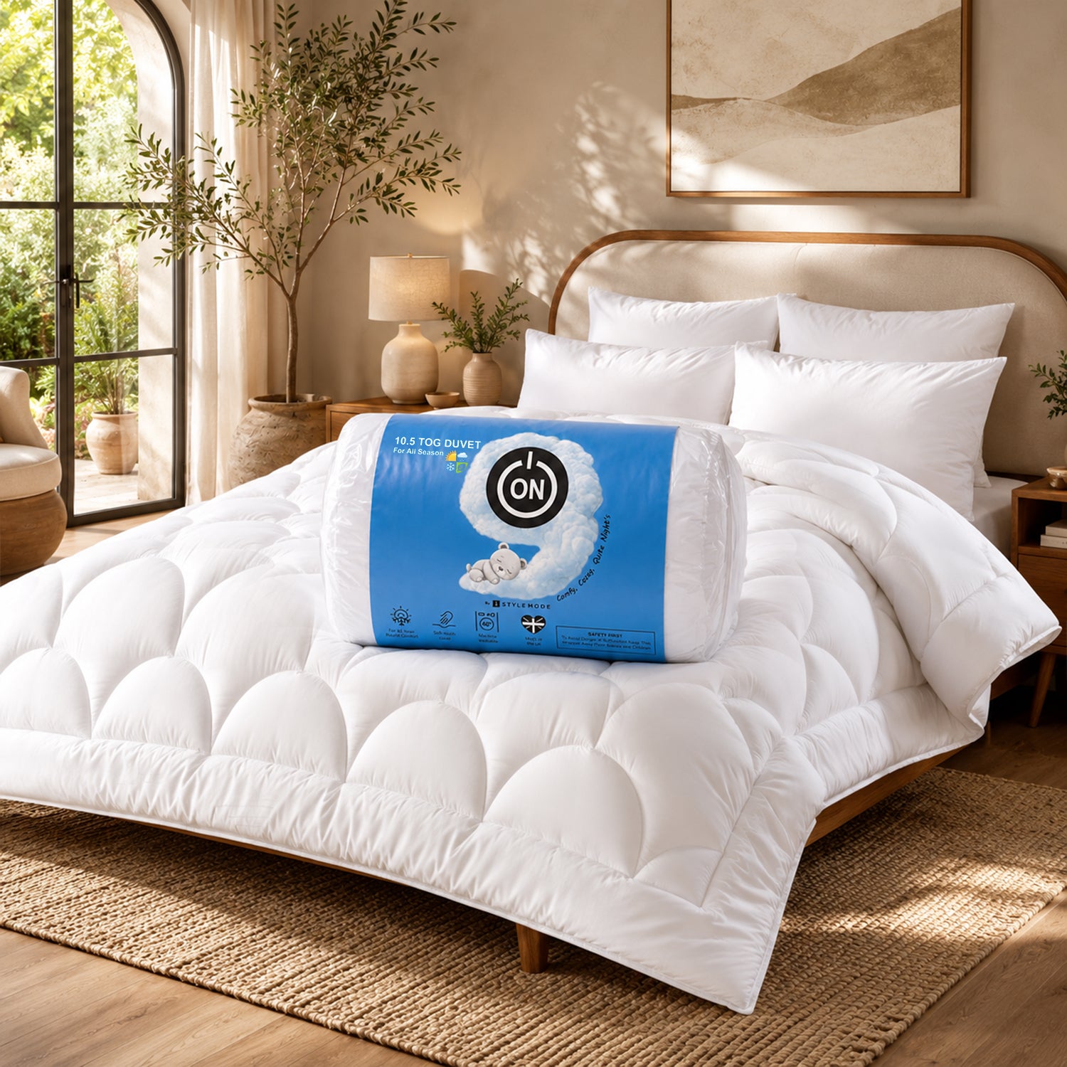 Microfibre Lightweight Anti Allergy Duvet 10.5 Tog