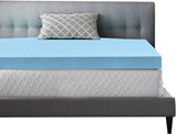 Cool Blue Memory Foam Orthopaedic Mattress Topper