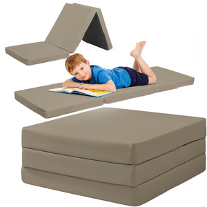 2 in 1 Fold Out Tri-fold Cube Z Bed Mattress