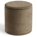 Velvet Bean Bag Round Shape Pouffe Foot Rest