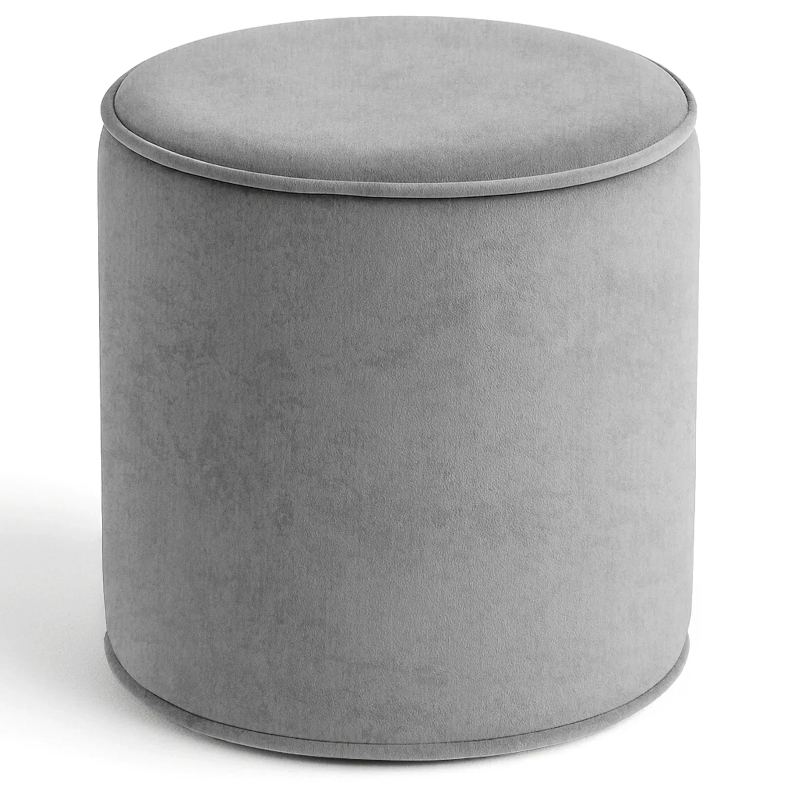 Velvet Bean Bag Round Shape Pouffe Foot Rest