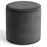 Velvet Bean Bag Round Shape Pouffe Foot Rest