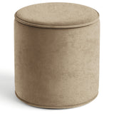 Velvet Bean Bag Round Shape Pouffe Foot Rest