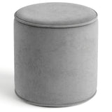 Velvet Bean Bag Round Shape Pouffe Foot Rest