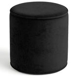 Velvet Bean Bag Round Shape Pouffe Foot Rest