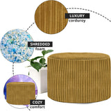 Oval Shape Foot Rest Stool Pouffe Footstools