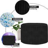 Oval Shape Foot Rest Stool Pouffe Footstools