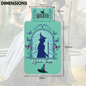 Glinda Elphaba Single Duvet Cover Reversible Design